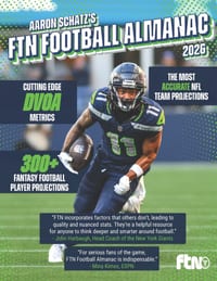 Aaron Schatz's FTN Football Almanac 2026: The Essential Guide to the 2026 NFL Season cover