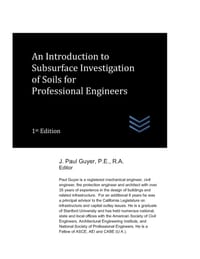 An Introduction to Subsurface Investigation of Soils for Professional Engineers cover