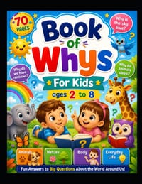 Book Of Whys For Kids ages 2 t0 8 cover