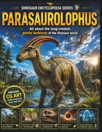 Dinosaur Encyclopedia Series Vol9: Parasaurolophus: All About the Smart Plant-Eating Dinosaur with a Long Crest cover