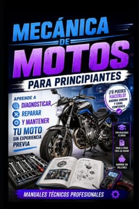 Mecánica de Motos para Principiantes: Aprende a Diagnosticar, Reparar y Mantener tu Moto sin Experiencia Previa: Manuales técnicos profesionales cover