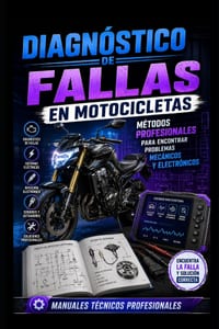 Diagnóstico de Fallas en Motocicletas: Métodos Profesionales para Encontrar Problemas Mecánicos y Electrónicos: Manuales Técnicos Profesionales cover