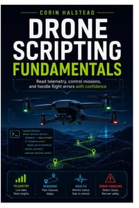 Drone Scripting Fundamentals: Read telemetry, control missions, and handle flight errors with confidence cover
