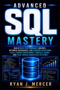 Advanced SQL Mastery: Build High-Performance Queries, Optimize Databases, Use Window Functions, CTEs, Stored Procedures, Indexes, Views, and Real-Worl cover