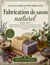 Fabrication de savon naturel: Guide pratique pour débutants sur la fabrication de savons à froid et de savons fondus et coulés à partir d'huiles, de p cover