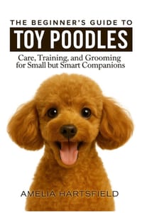 The Beginner's Guide to Toy Poodles: Care, Training, and Grooming for Small but Smart Companions cover