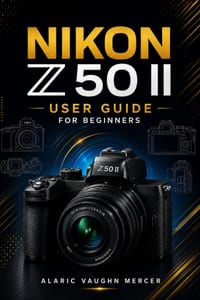 Nikon Z50 II User Guide for Beginners: A Step-by-Step Manual to Vertical Video, 4K Recording, and Content Creation for Vloggers and Photographers cover