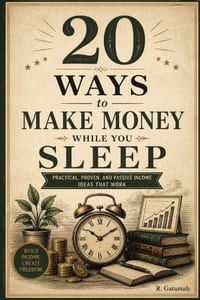 20 Ways To Make Money While You Sleep: Work Less, Build More, Earn Longer cover