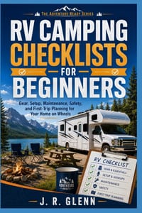 RV Camping Checklists for Beginners: Gear, Setup, Maintenance, Safety, and First-Trip Planning for Your Home on Wheels cover
