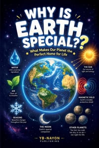 Why Is Earth Special?: What Makes Our Planet the Perfect Home for Life: A Beginner's Guide to the Goldilocks Zone, Water, Air, Seasons, the Magnetic F cover