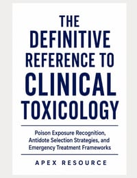 The Definitive Reference to Clinical Toxicology: Poison Exposure Recognition, Antidote Selection Strategies, and Emergency cover