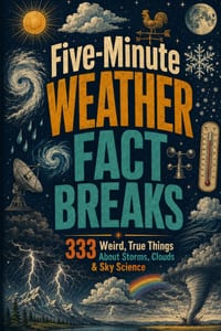 Five-Minute Weather Fact Breaks Subtitle: 333 Weird, True Things About Storms, Clouds & Sky Science cover