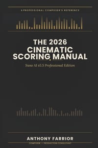 The 2026 Cinematic Scoring Manual: Suno AI v5.5 Professional Edition - Rights, Motif Development, Scene-Based Prompting, and DAW Workflows for Profess cover