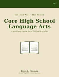 Core High School Language Arts: Production, Criticism, and Advanced Form cover