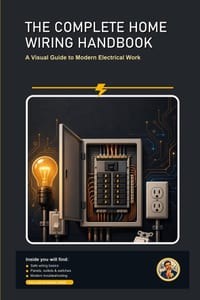 The Complete Home Wiring Handbook: A Beginner-Friendly, Step-by-Step Visual Guide to Modern Electrical Work cover