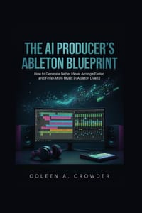 The AI Producer's Ableton Blueprint: How to Generate Better Ideas, Arrange Faster, and Finish More Music in Ableton Live 12 cover
