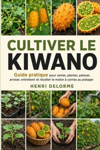 Cultiver le Kiwano: Guide pratique pour semer, planter, palisser, arroser, entretenir et récolter le melon à cornes au potager cover