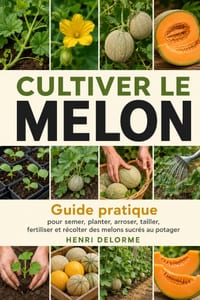 Cultiver le Melon: Guide pratique pour semer, planter, arroser, tailler, fertiliser et récolter des melons sucrés au potager cover