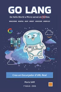 Go lang: Del Hello World al Microservei en 30 Dies: Construeix un Escurçador d'URL Real cover