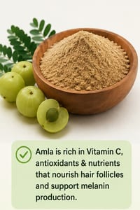 Does Consuming Amla Powder Help Turn Hair Black?: Health cover