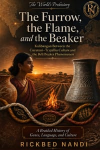 The Furrow, the Flame, and the Beaker: Kalibangan Between the Cucuteni-Trypillia Culture and the Bell Beaker Phenomenon - A Braided History of Genes, cover