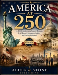 America at 250: A 250th Anniversary Journey Through American History, Liberty, Conflict, and the Nation's Future cover