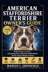 American Staffordshire Terrier Owner's Guide: From Puppy to Adult: Everything Every American Staffordshire Terrier Owner Needs to Know cover