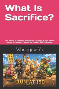 What Is Sacrifice?: The Values of Sacrifice, Dedication, Courage, AI, and a New Human Civilization Through the RUN AT 150 Philosophy cover