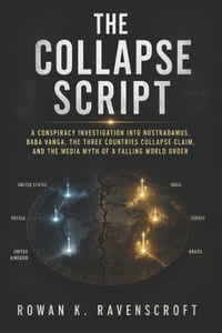 The Collapse Script: A Conspiracy Investigation into Nostradamus, Baba Vanga, the Three Countries Collapse Claim, and the Media Myth of a Falling Worl cover