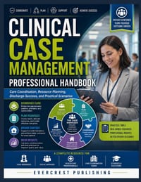 Clinical Case Management Professional Handbook: Care Coordination, Resource Planning, Discharge Success, and Practical Scenarios cover