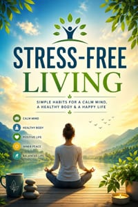 Stress-Free Living: A Practical Guide to Overcoming Anxiety, Building Emotional Resilience, Mastering Your Mindset, and Creating a Calm, Balanced, and cover
