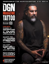 DGN Tattoo Magazine - Stefano Alcantara - Issue #214: Likewise, this special issue features articles by artists from diverse backgrounds and introduce cover
