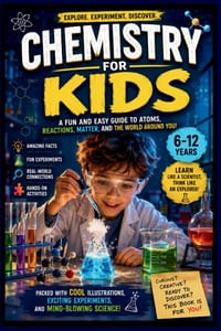 Chemistry Book For Kids: A Fun and Easy Guide to Atoms, Reactions, Matter and the World Around You! cover