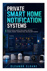 Private Smart Home Notification Systems: Build Local Alerts for Leaks, Motion, Doors, Power, Temperature, and Security Events cover