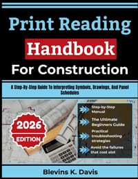Print Reading Handbook For Construction 2026: A Step-By-Step Guide To Interpreting Symbols, Drawings, And Panel Schedules cover