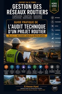 Guide pratique de l'audit technique d'un projet routier: De A à Z - Des études jusqu'à la mise en service: méthodes, procédures, outils, contrôles et cover