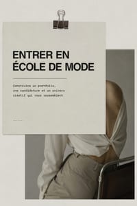 Entrer en école de mode: Construire un portfolio, réussir sa candidature et développer son univers créatif cover