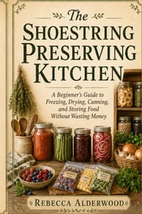 The Shoestring Homestead Kitchen Garden: A Beginner's Guide to Growing, Harvesting, and Using Everyday Herbs and Vegetables cover