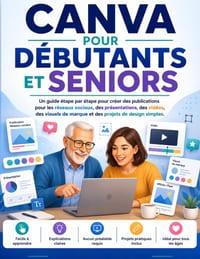 Canva Pour les débutants et les seniors cover