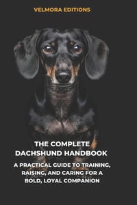 The Complete Dachshund Handbook: A Practical Guide to Training, Raising, and Caring for a Bold, Loyal Companion cover