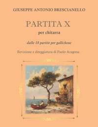 PARTITA X per chitarra: dalle 18 partite per gallichone cover