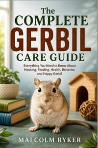 The Complete Gerbil Care Guide: Everything You Need to Know About Housing, Feeding, Health, Behavior, and Happy Gerbil cover