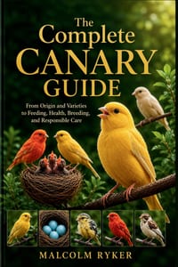 The Complete Canary Guide: From Origin and Varieties to Feeding, Health, Breeding, and Responsible Care cover