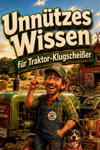 Unnützes Wissen für Traktor-Klugscheißer: Kuriose & witzige Fakten als Geschenk für Landwirte cover