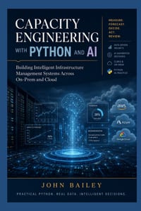 Capacity Engineering with Python and AI: Building Intelligent Infrastructure Management Systems Across On-Prem and Cloud cover