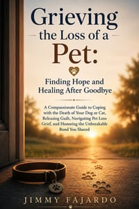 Grieving the Loss of a Pet: Finding Hope and Healing After Goodbye: A Compassionate Guide to Coping with the Death of Your Dog or Cat, Releasing Guilt cover