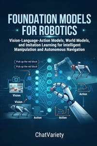 Foundation Models for Robotics: Vision-Language-Action Models, World Models, and Imitation Learning for Intelligent Manipulation and Autonomous Naviga cover