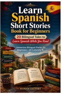 Learn Spanish Short Stories Book for Beginners: 20 Bilingual Tales to Learn Spanish While You Read cover