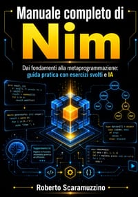 Manuale completo di Nim: Dai fondamenti alla metaprogrammazione: guida pratica con esercizi svolti e IA cover