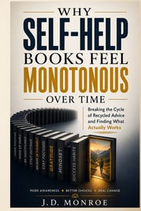 Why Self-Help Books Feel Monotonous Over Time: Breaking the Cycle of Recycled Advice and Finding What Actually Works cover